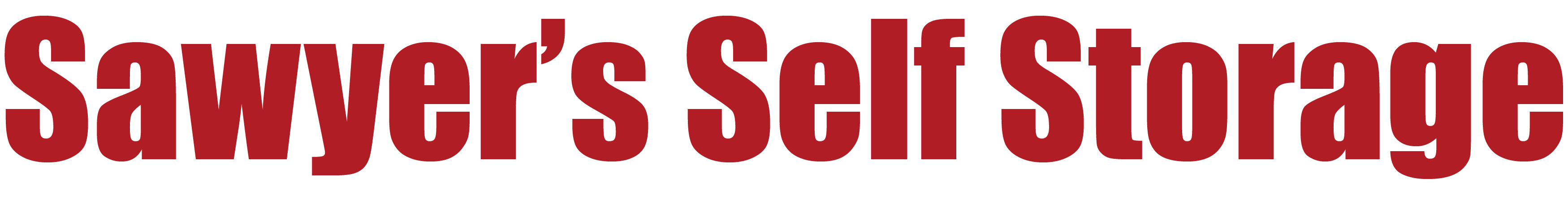 Sawyer's Self Storage Logo